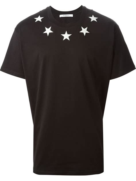 givenchy star patch sweatshirt|givenchy graphic t shirt.